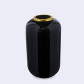 Midnight Black Short Vase